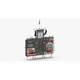 Baseball Classic Scoreboard 3D